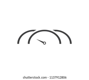 Speedometer Icon Design Template