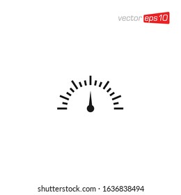 Speedometer Icon Design Vector Illustration