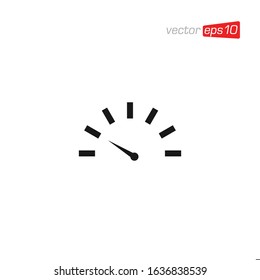 Speedometer Icon Design Vector Illustration