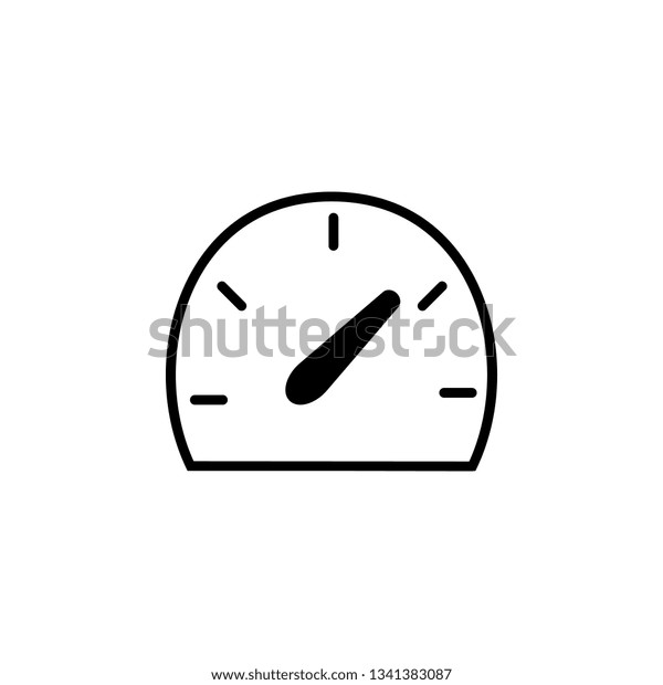 speedometer, icon. Element of web for mobile\
concept and web apps illustration. Icon for website design and\
development, app development.\
Vector