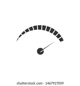 Speedometer Icon. Fast, Speed. Express Illustration. Applied as Trendy Symbol for Design Elements, Websites, Presentation and Application - Vector. 