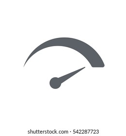 speedometer Icon, flat design style