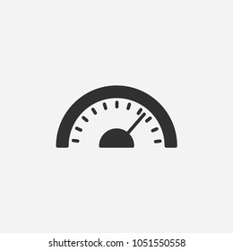 Speedometer icon illustration isolated vector sign symbol