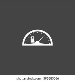 Speedometer icon illustration isolated vector sign symbol