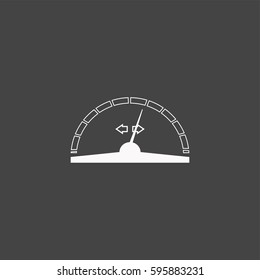 Speedometer icon illustration isolated vector sign symbol