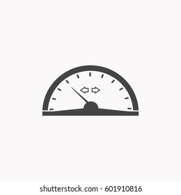 Speedometer icon illustration isolated vector sign symbol