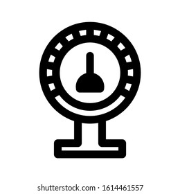 speedometer icon isolated sign symbol vector illustration - high quality black style vector icons
