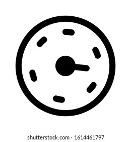 speedometer icon isolated sign symbol vector illustration - high quality black style vector icons

