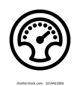speedometer icon isolated sign symbol vector illustration - high quality black style vector icons

