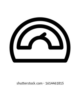 speedometer icon isolated sign symbol vector illustration - high quality black style vector icons
