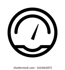 speedometer icon isolated sign symbol vector illustration - high quality black style vector icons
