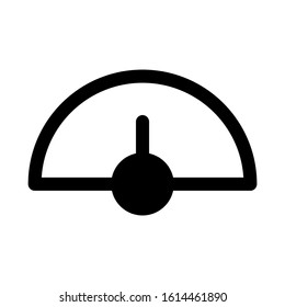 speedometer icon isolated sign symbol vector illustration - high quality black style vector icons
