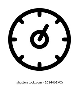 speedometer icon isolated sign symbol vector illustration - high quality black style vector icons
