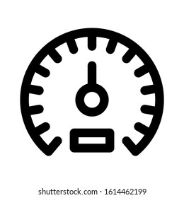 speedometer icon isolated sign symbol vector illustration - high quality black style vector icons
