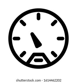 speedometer icon isolated sign symbol vector illustration - high quality black style vector icons
