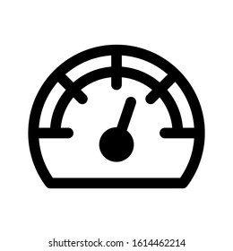 speedometer icon isolated sign symbol vector illustration - high quality black style vector icons
