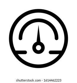 speedometer icon isolated sign symbol vector illustration - high quality black style vector icons
