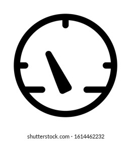 speedometer icon isolated sign symbol vector illustration - high quality black style vector icons
