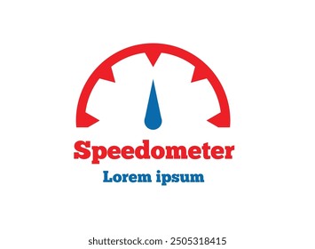 Speedometer Icon. Levels meter showing speed