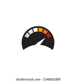 Speedometer icon logo design inspiraiton vector template