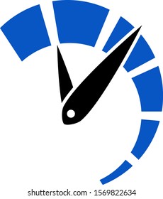 speedometer icon. Logo element illustration. speedometer symbol design. colored collection. speedometer concept. Can be used in web and mobile