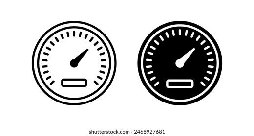 Speedometer icon set. for mobile concept and web design. vector illustration