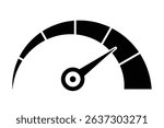 Speedometer icon set. tachometer icons. Performance indicator sign. Vector illustration.