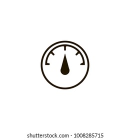 speedometer icon. sign design