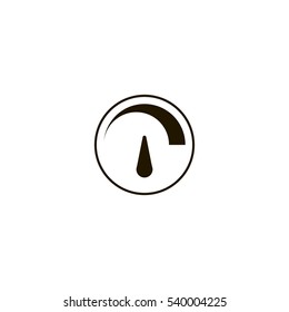speedometer icon. sign design
