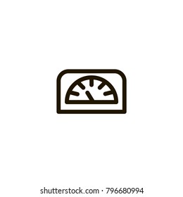 speedometer icon. sign design
