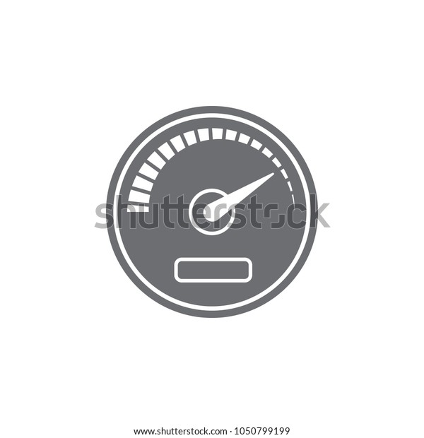speedometer icon. Simple element illustration.\
speedometer symbol design template. Can be used for web and mobile\
on white\
background