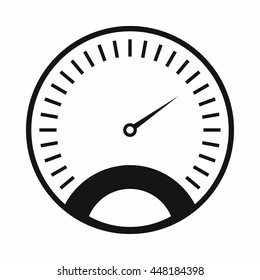 Speedometer icon in simple style isolated vector illustration. Auto spare parts symbol