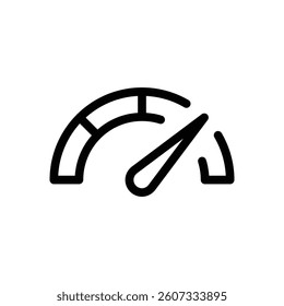 Speedometer icon. Speed indicator, Internet car speed. Performance concept. Speedometer set. Fast speed sign. Vector illustration.