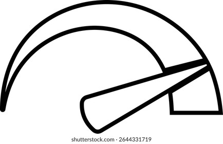 Speedometer icon. Speed indicator icon line. Feedback Rating meter performance concept Dashboard level scale vector for apps Fast speed sign low and high barometers, gauge, score progress