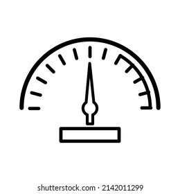 Speedometer icon in trendy vector design illustration