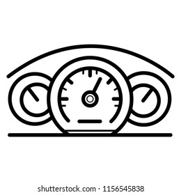 speedometer icon vector