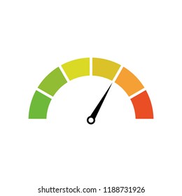 Speedometer Icon Vector