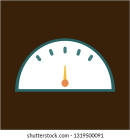 Speedometer icon vector
