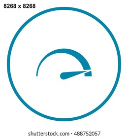 Speedometer Icon Vector