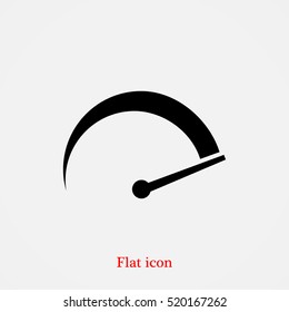 speedometer icon, vector best flat icon EPS