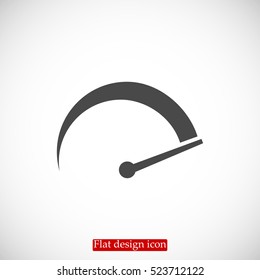 speedometer icon, vector best flat icon EPS