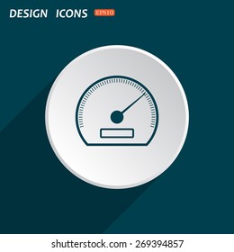 speedometer. icon. vector design 