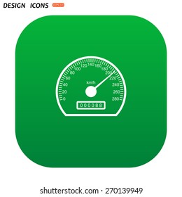 speedometer. icon. vector design