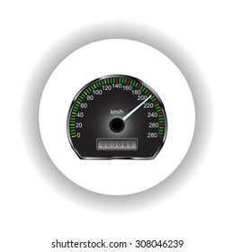 speedometer. icon. vector design