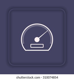 speedometer. icon. vector design 