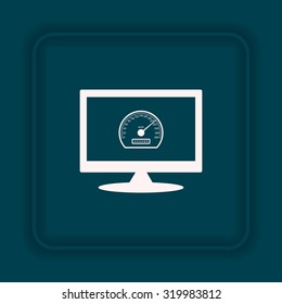 speedometer. icon. vector design