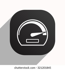 speedometer. icon. vector design 