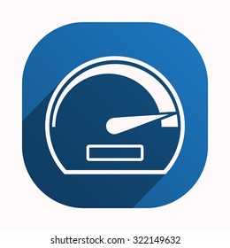 speedometer. icon. vector design 