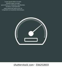 speedometer. icon. vector design 