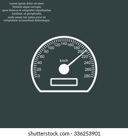 speedometer. icon. vector design